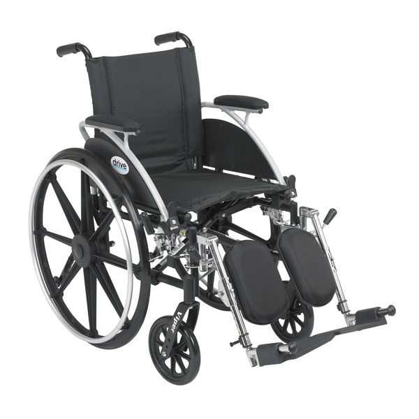 Drive Medical Viper Wheelchair - 14" Seat l414dda-elr